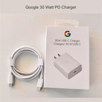 Google 30W USB-C Fast Charger - PD Power Adapter