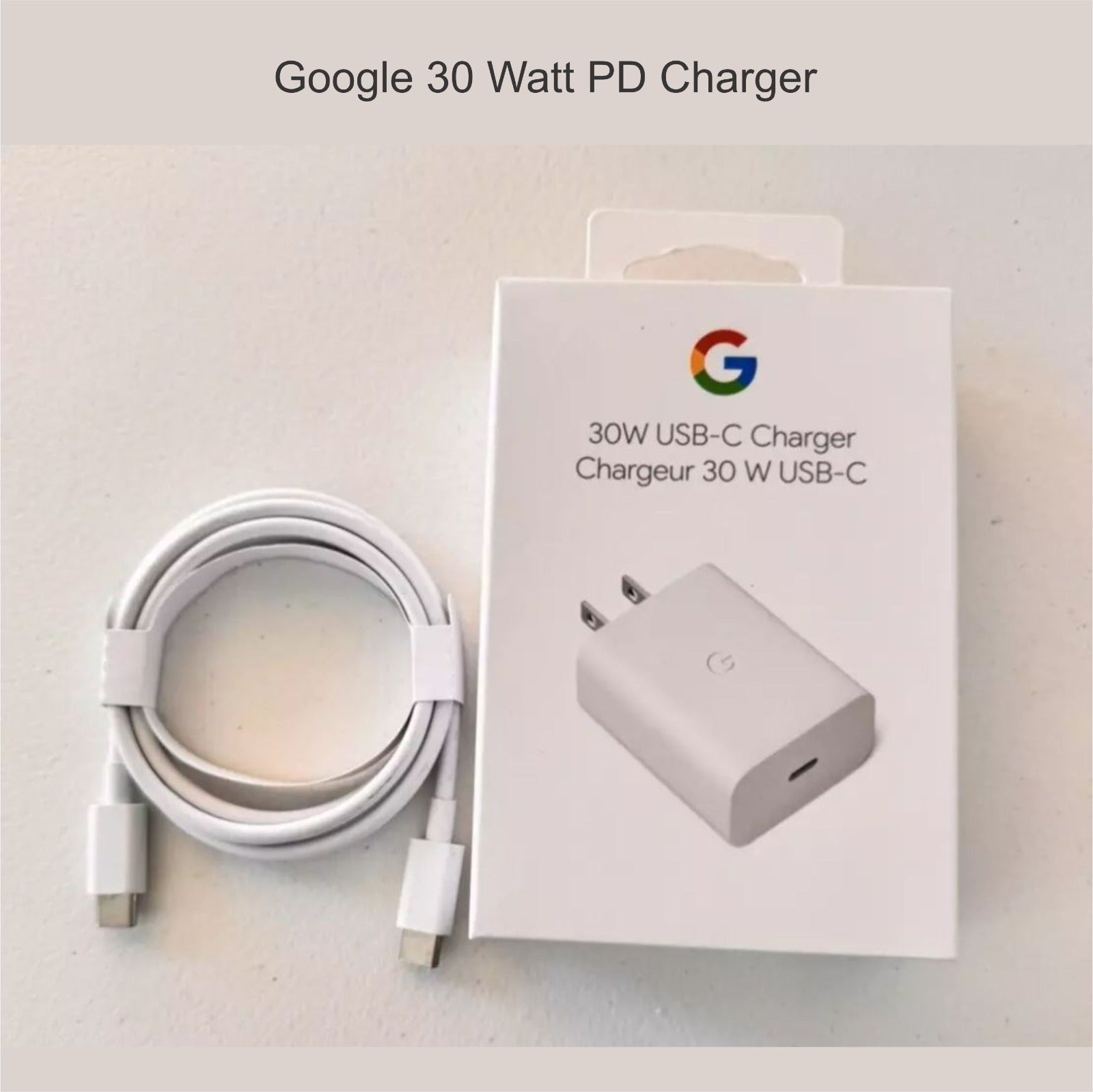 Google 30W USB-C Fast Charger - PD Power Adapter