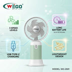 Gadgetrium BreezeGo: Premium Mini Portable Fan (Model WG-2501)